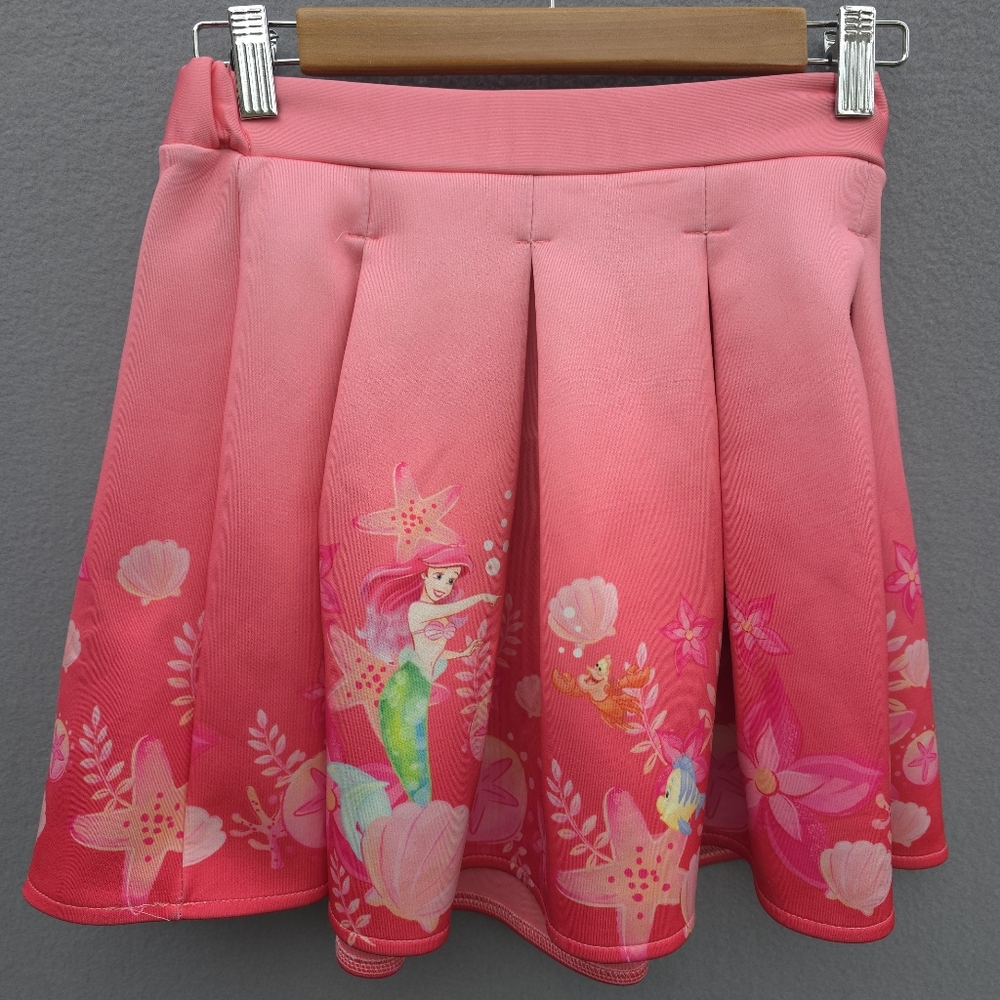 Disney Store Ariel The Little Mermaid Girls Twirling Skirt 11/12